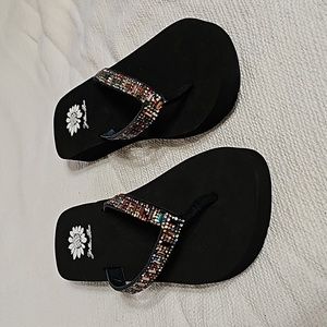 Yellow Box Zemily Rhinestone sandals